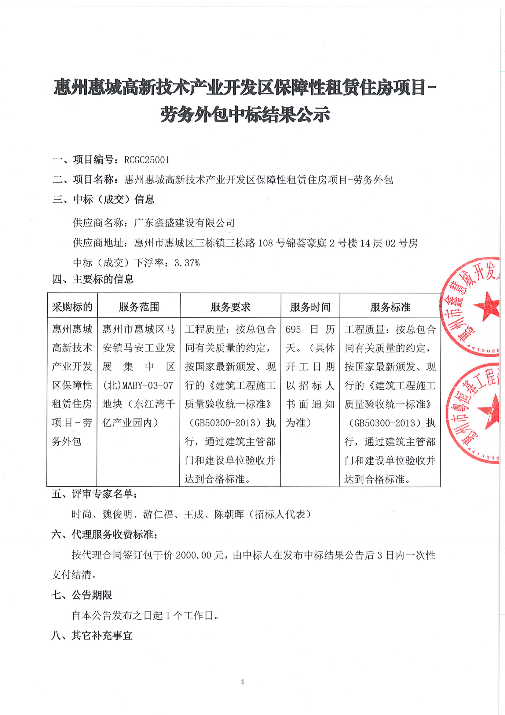 【中标结果公示】惠州惠城高新技术产业开发区保障性租赁住房项目-劳务外包_00.png