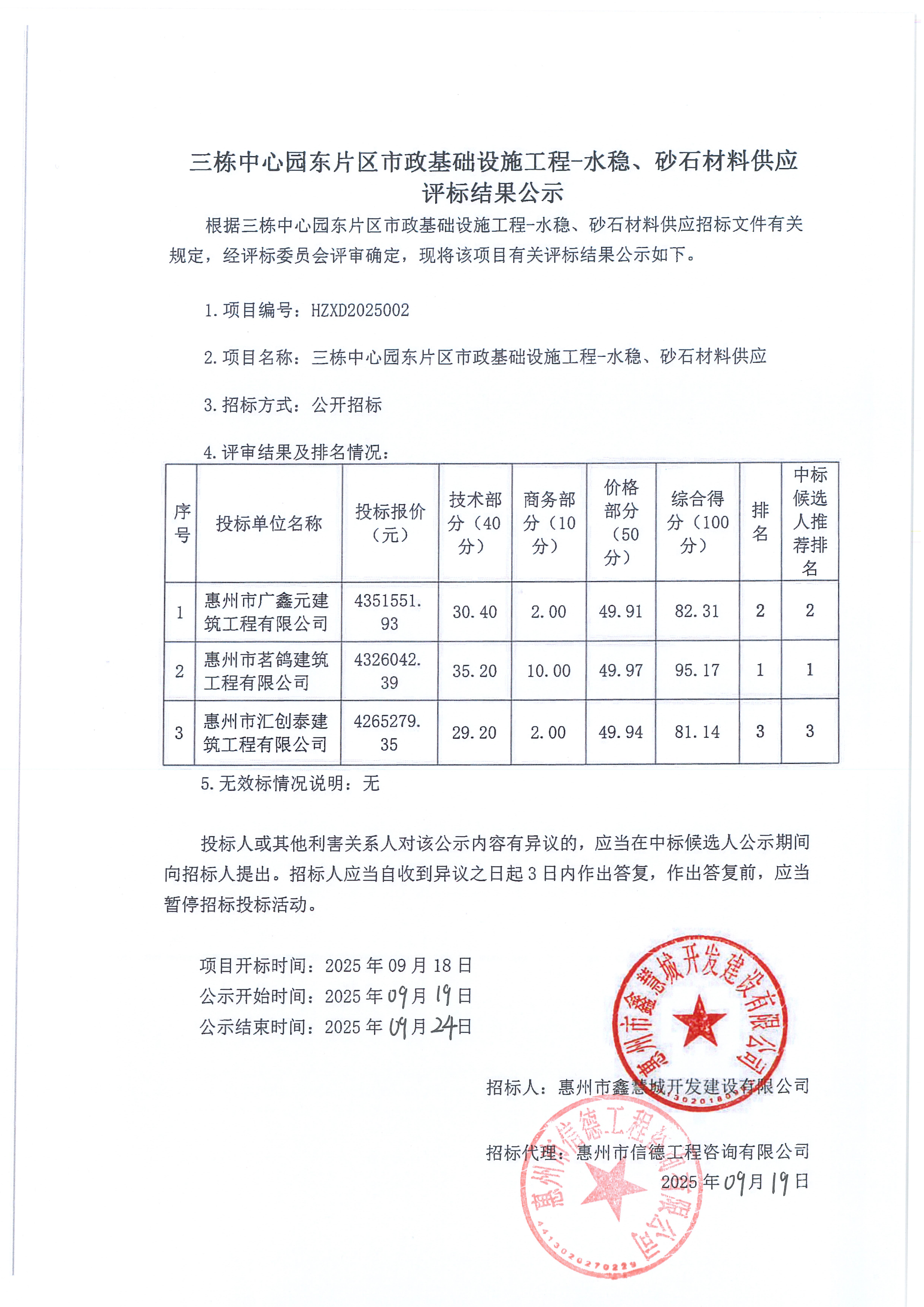三栋中心园东片区市政基础设施工程-水稳、砂石材料供应评标结果公示.png